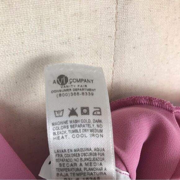 Vintage Vanity Fair lavender & mauve deep V neck & back Maxi slip dress XL* - Picture 6 of 6